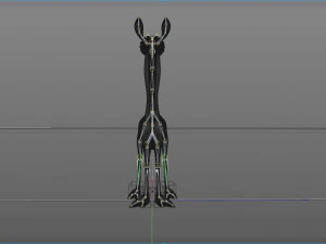 llama 3D Model