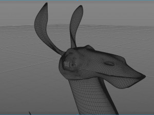 llama 3D Model