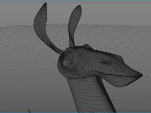 llama 3D Model