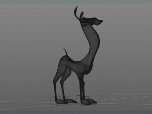 llama 3D Model