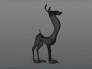 llama 3D Model