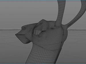 llama 3D Model