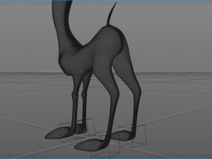 llama 3D Model