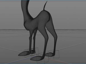 llama 3D Model