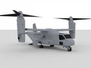 marine mv-22 mcas miramar 3Dモデル