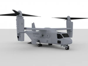 laut mv-22 mcas miramar Model 3D