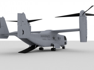 marine mv-22 mcas miramar 3D मॉडल
