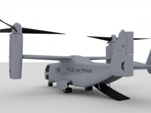 marine mv-22 mcas miramar 3D मॉडल