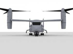 marine mv-22 mcas miramar 3D मॉडल