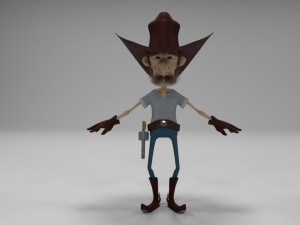 cowboy 3D Model