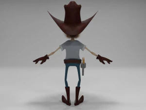 vaqueiro Modelo 3D