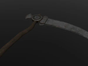 satanic scythe 3D Model