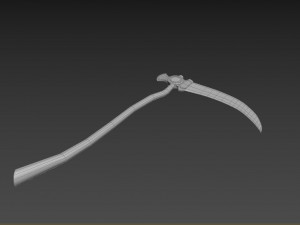 satanic scythe Model 3D
