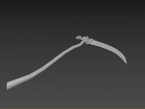 satanic scythe 3D Model