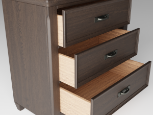 drawer nightstand 3D Model