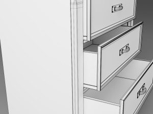 drawer nightstand 3D Model