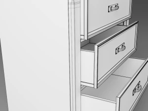 drawer nightstand 3D Model