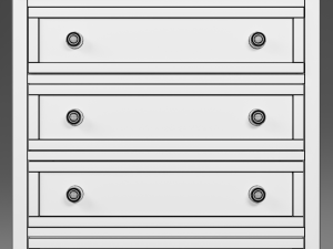 drawer chest 3D Model