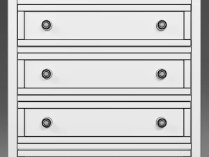 drawer chest 3D Model