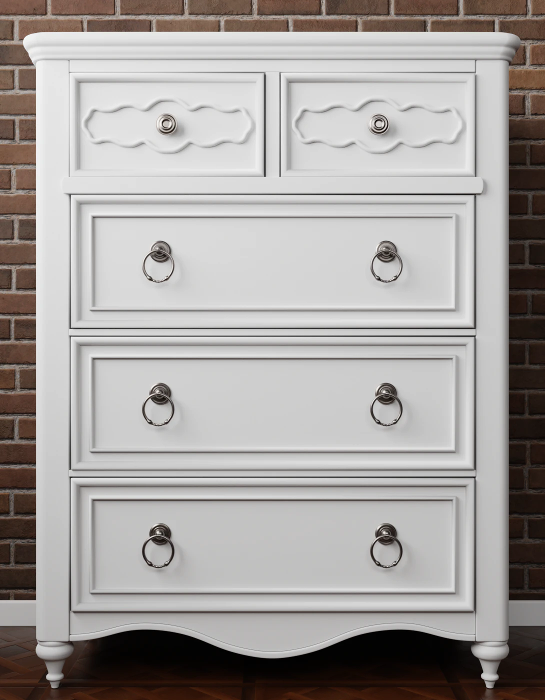 chest of drawers 3D Model .c4d .max .obj .3ds .fbx .stl .blend