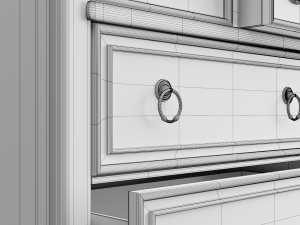 chest of drawers 3D Модель