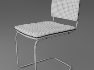 leather chair Modello 3D