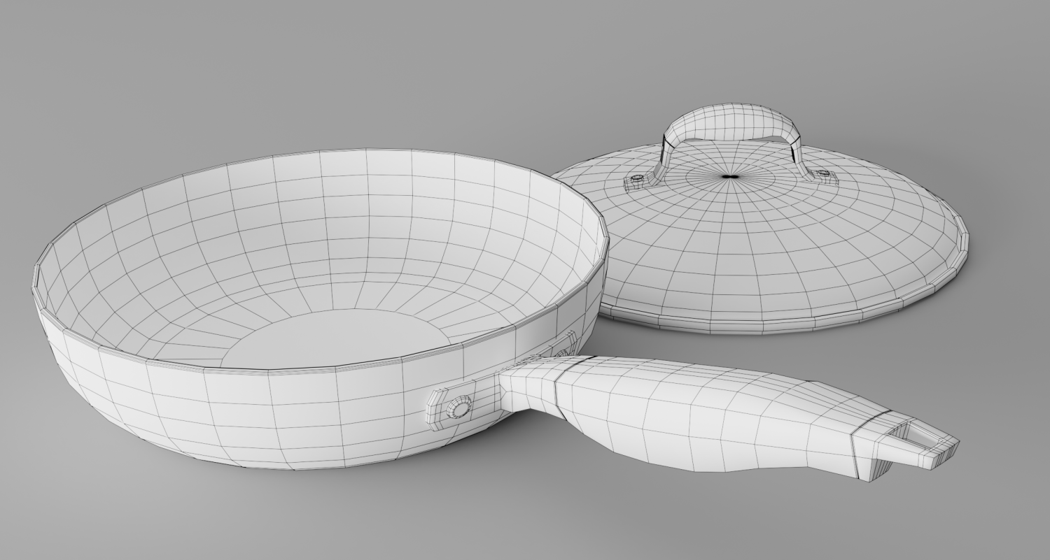 Pan 3d Model In Cookware Tools 3dexport