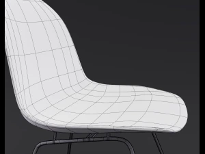 black and white chairs 3D Model