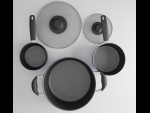 cookware set 3D मॉडल