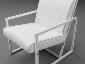 laverriere armchair Modelo 3D