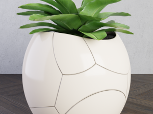 plant cracked pot 3D Model