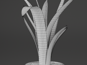 flower home plant low-poly Modèle 3D