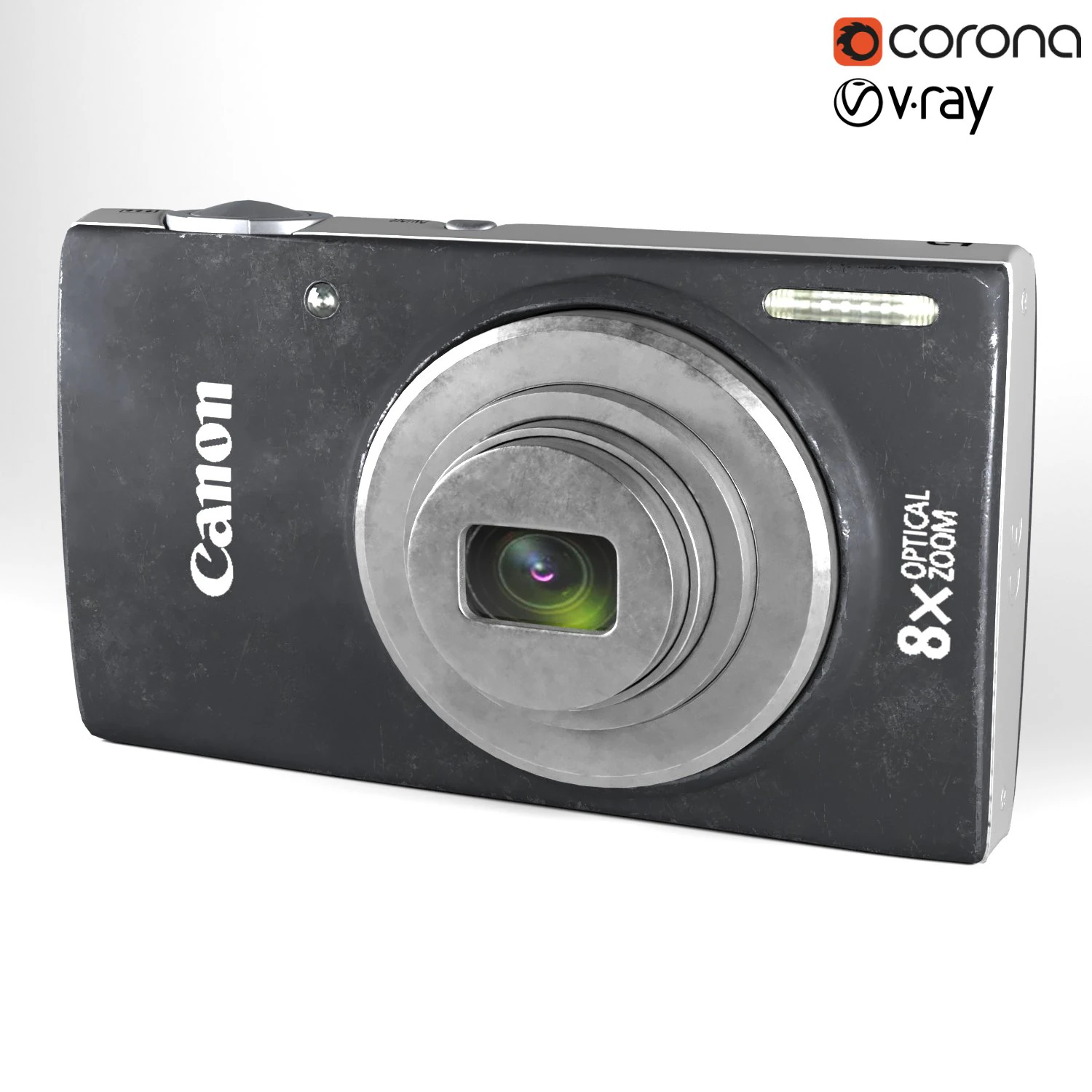 old canon camera 3D Model .c4d .max .obj .3ds .fbx .stl .blend