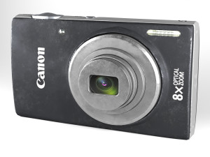 old canon camera 3D Model