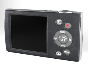 old canon camera 3D Model