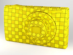 old canon camera 3D Model
