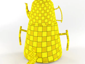 chaleira velha Modelo 3D