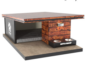 luxury dog house 3D 模型