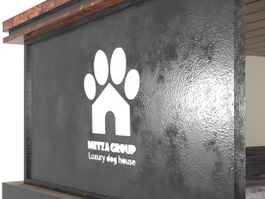 luxury dog house 3D Model