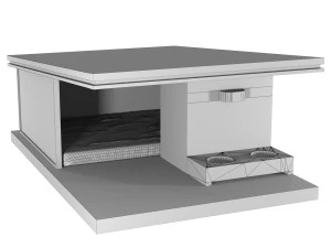 고급 개집 3D 모델