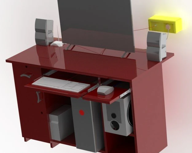 personal computer setup 3D Model .c4d .max .obj .3ds .fbx .stl .blend 