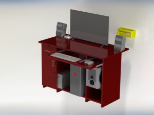 personal computer setup 3D 모델
