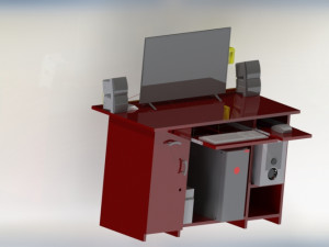 personal computer setup 3D 모델