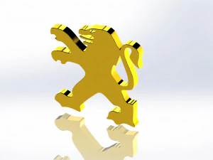 logo peugeot 3D Model