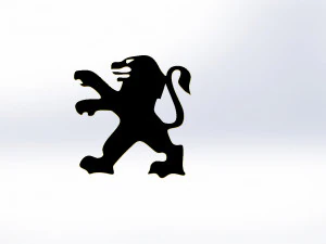 logo peugeot 3D Model