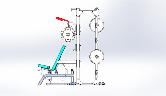 power rack Modelo 3D .c4d .max .obj .3ds .fbx .stl .blend 