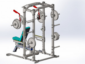 power rack Modelo 3D