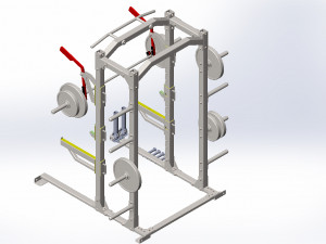 power rack Modelo 3D