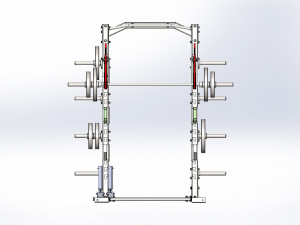 power rack Modelo 3D