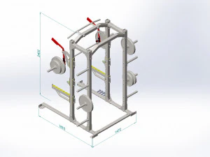 power rack 3D Model
